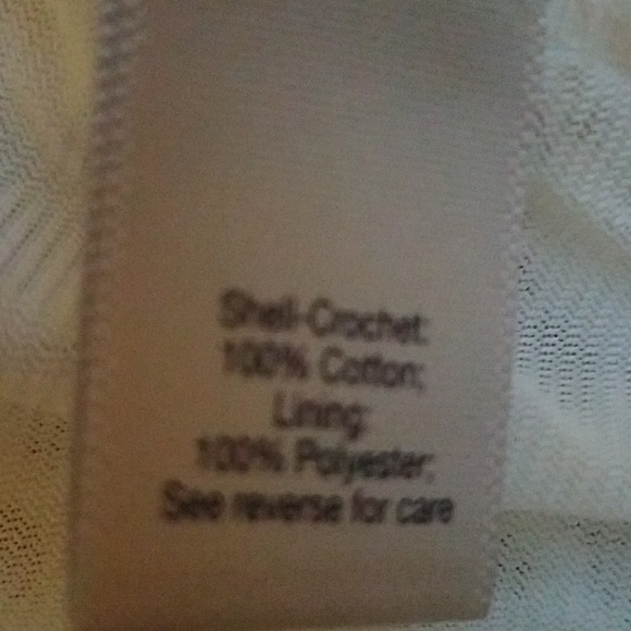 White Crochet Top New - Picture 7 of 7